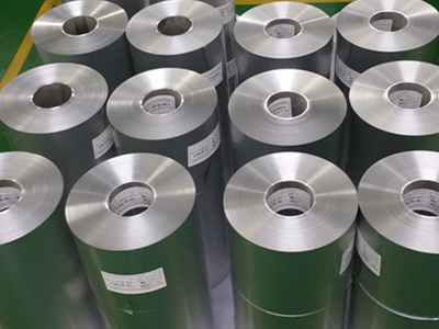 Aluminum foil, with primer & lacquer, in alu or paper core