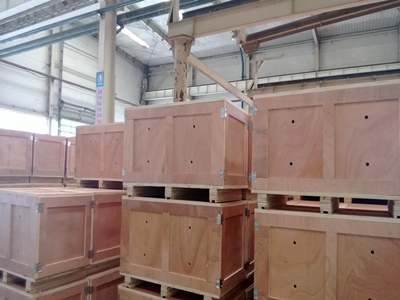 wooden cartons ready for shipment